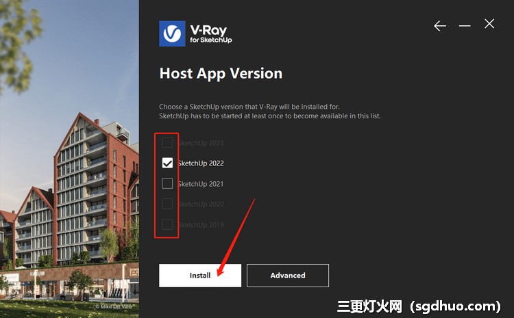 VRay 6 for SketchUp【支持su2019-2023】汉化开心版安装教程(含安装包)