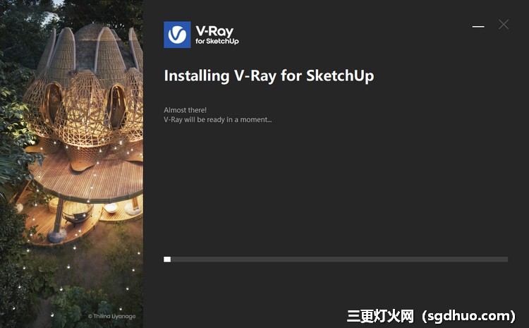 VRay 6 for SketchUp【支持su2019-2023】汉化开心版安装教程(含安装包)