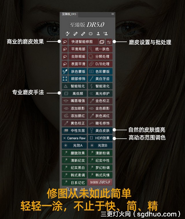 DR5下载高级商业人像美白修肤工