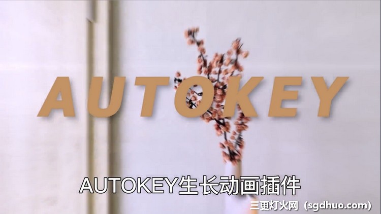 Autokey V2.0 建筑室内生长动画3ds max插件脚本下载及使用教程