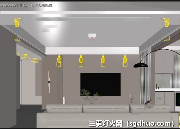 3dsMax一键布光插件界面截图