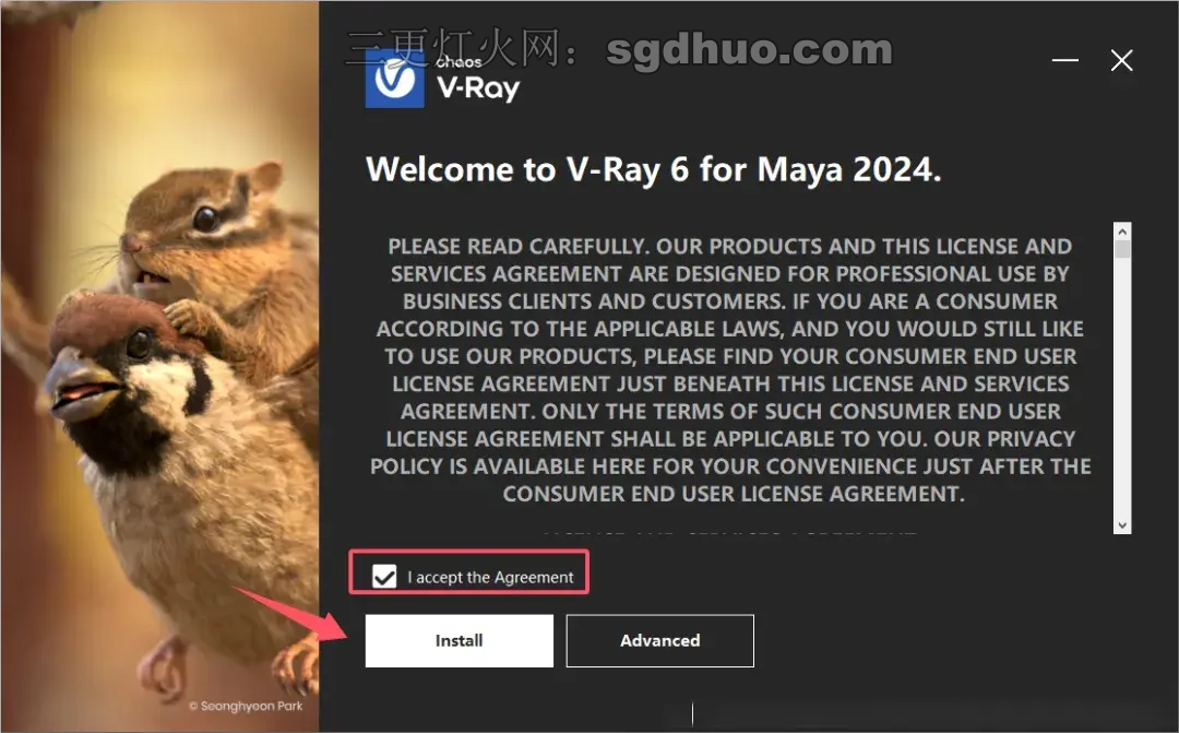 VRay6.2 for Maya 2020/2022/2023/2024安装教程